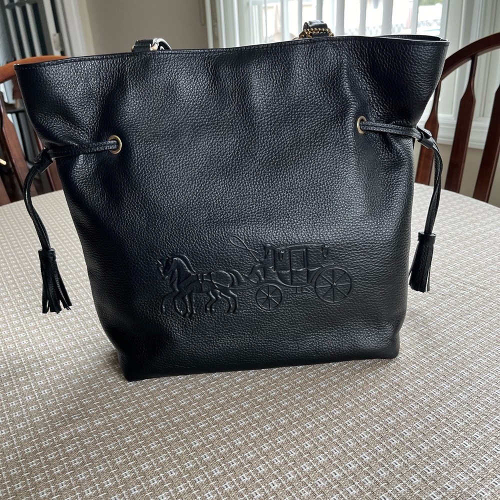 Coach Andy Tote With Horse and Carriage